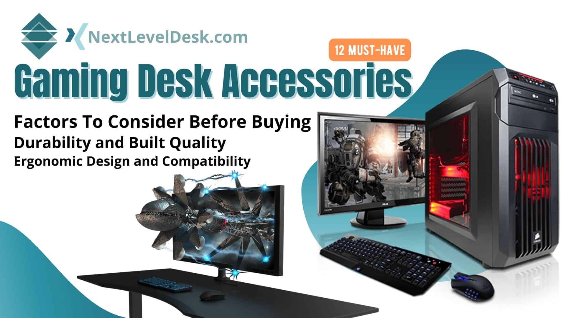 12 Must-have Cool Gaming Desk Accessories for Every Gamer