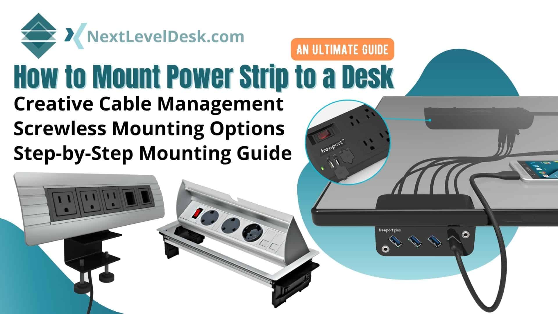 How to Mount Power Strip to a Desk An Ultimate Guide