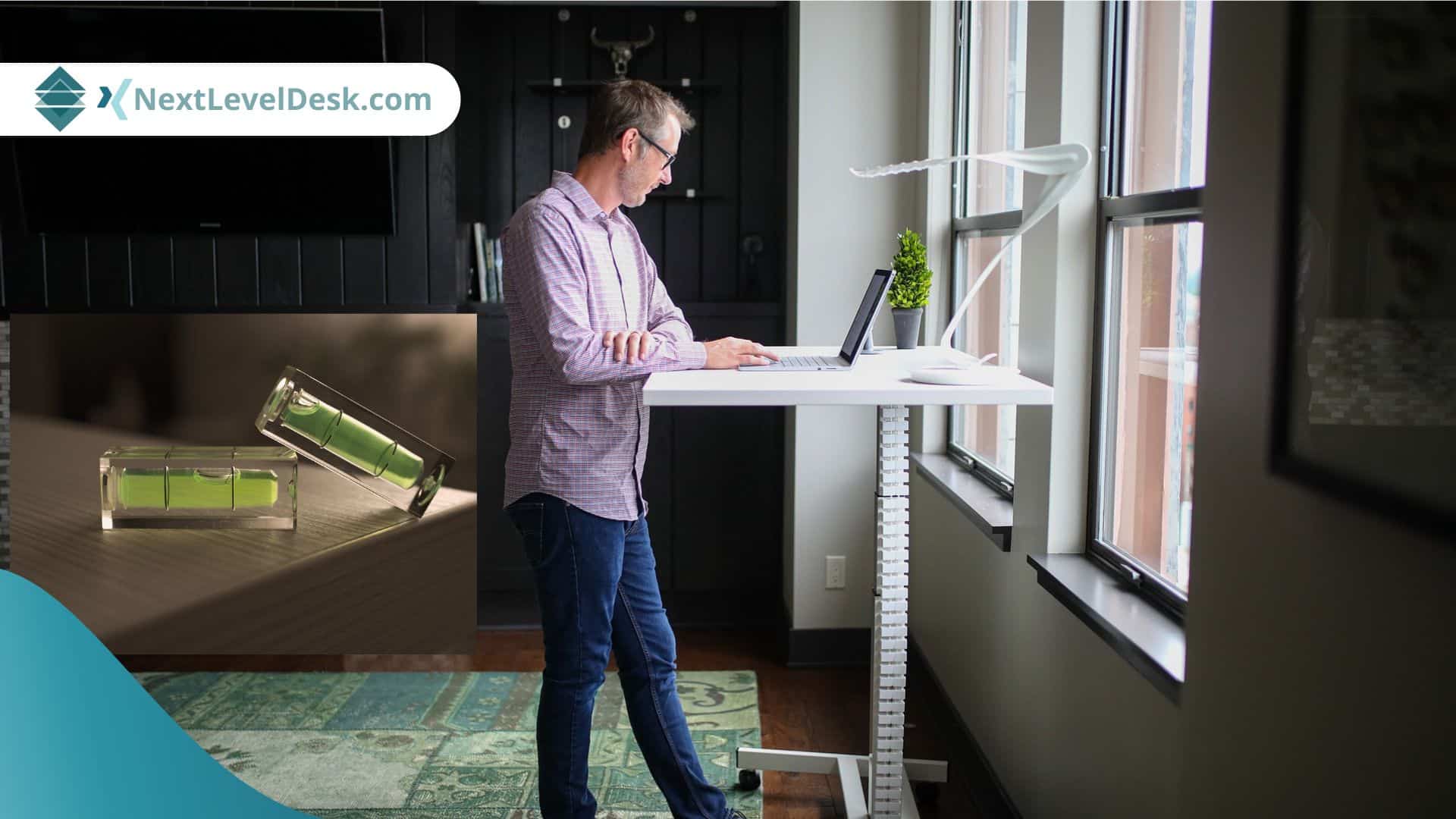 Standing Desk with Uneven or Wobbly Legs